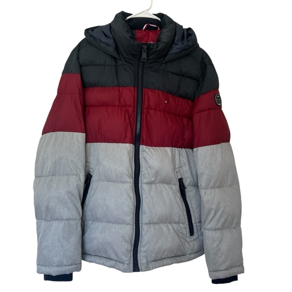 Tommy Hilfiger Men's Logo Classic Hoody Puffer Jacket - Size L